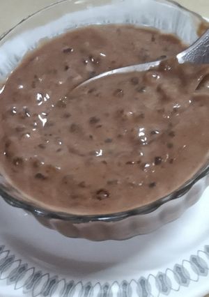 A picture of Sago Cocoa Pudding.