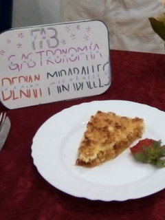 Una foto de Tarta de coco.🍰