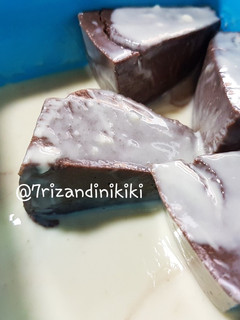 Foto resep Puding brownies with fla