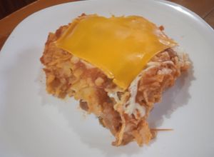Una foto de Lasaña de tortillas