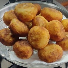 A picture of RAW Banana Patties.