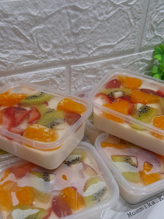 Foto resep Puding susu buah