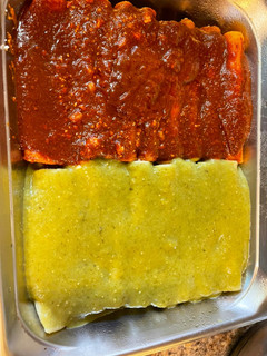 Una foto de Enchiladas suizas
