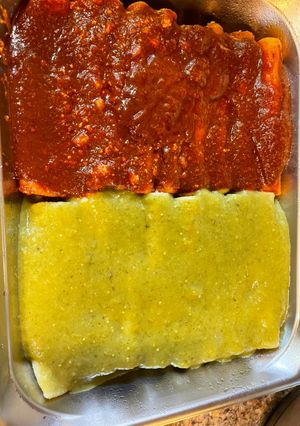Una foto de Enchiladas suizas