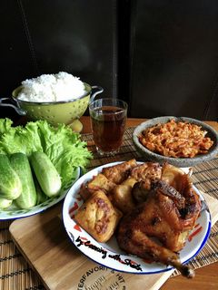 Foto resep Ayam, Tahu dan Tempe Bacem