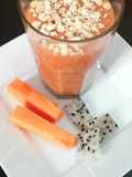 Licuado de Papaya y Pitahaya con Avena