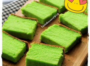 Foto resep Bolu Jerman Pandan Eba Chan - Kocok All in One+ Tricks