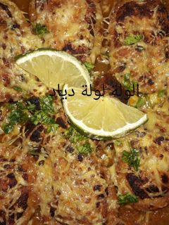 صورة لوصفة قوارب البطاطا بالدجاج