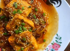 Foto resep Dubu Jorim (두부조림) / Spicy Braised Tofu