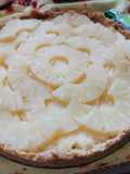 Tarta de fruta en base de avena