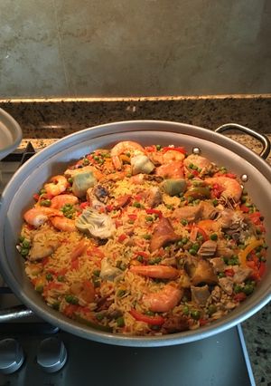 Una foto de Paella Española