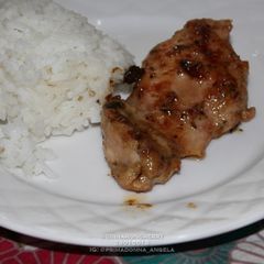 Garlicky BBQ Chicken Thigh A picture of Garlicky BBQ Chicken Thigh.