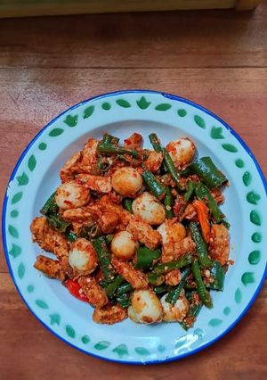 Foto resep Balado Tempe, Telur Puyuh