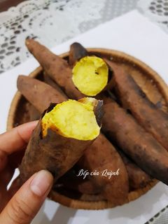 Hình của món Khoai lang nướng.