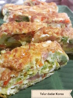 Foto resep Telur dadar Korea #Gyeran Mari