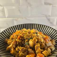A picture of Tahu Telur Oseng Kecap.