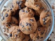 Gambar chocolate chip cookies blue band