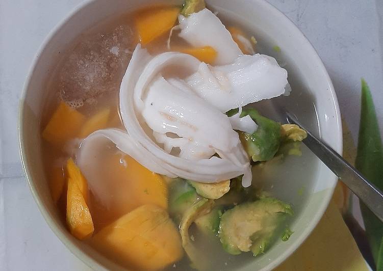 Resep Es Teler ala Emak Qia ?, Lezat Sekali