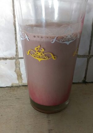 A picture of Chocolate banana smoothie#author's marathon.