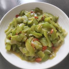 A picture of Stir Fried Bitter Melon.