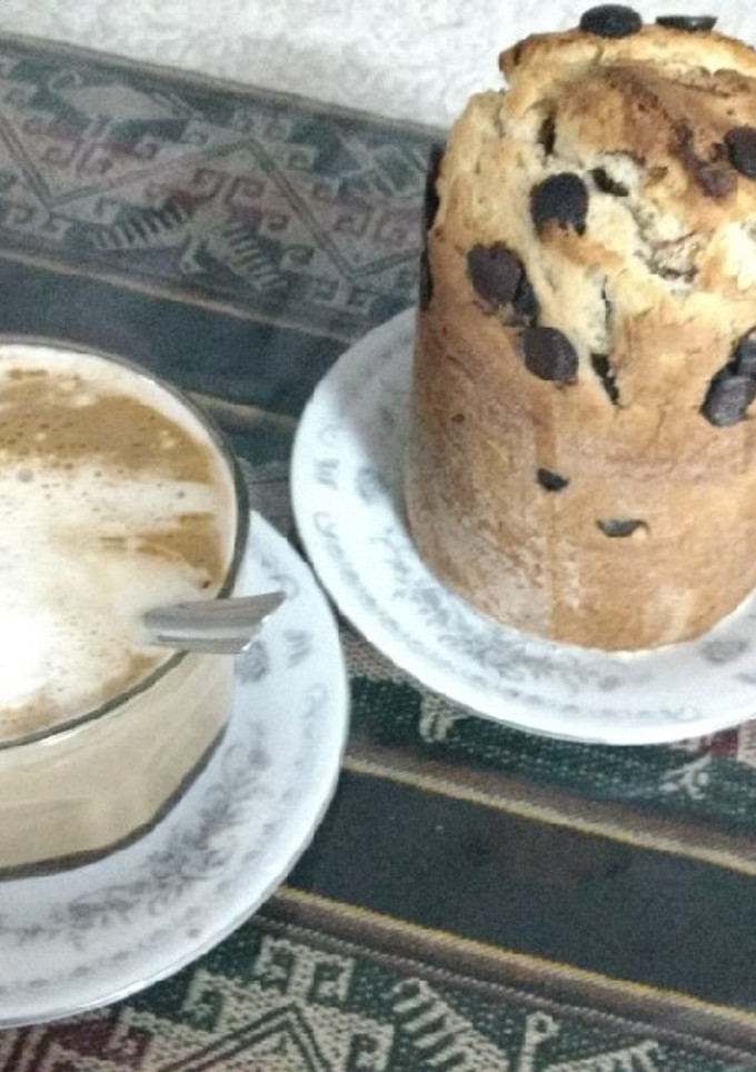 Una foto de Pan dulce en lata de durazno!
