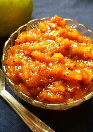 A picture of Sweet Mango Pickle Aam Chunda.