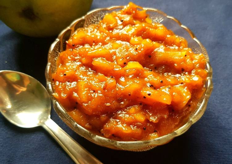 How to Make Super Quick Homemade Sweet Mango Pickle Aam Chunda