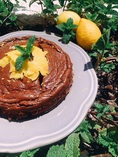 Foto de Bolo de chocolate com limão