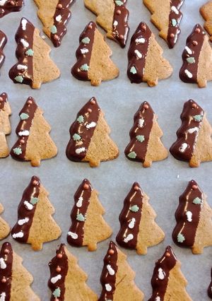 Una foto de Galletas de jengibre navideñas