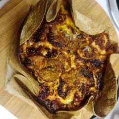A picture of Air fried gourmet quiche.