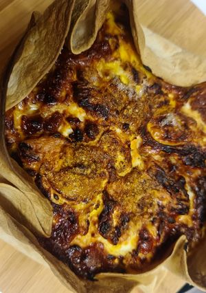 A picture of Air fried gourmet quiche.