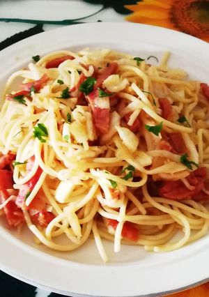 Una foto de Chori pasta