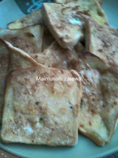 A picture of Pan toasted bread.
