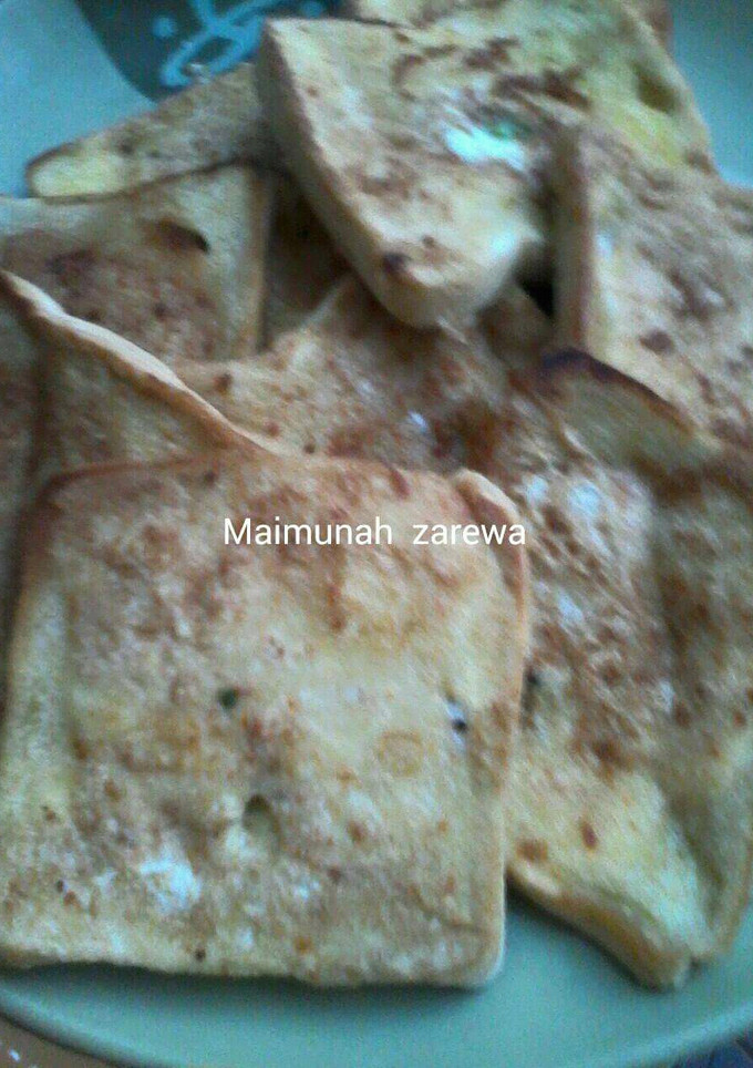 A picture of Pan toasted bread.
