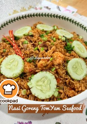 Gambar 👩‍🍳Nasi Goreng Tom Yam Seafood