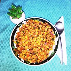 Tongue Tickling Sweetcorn Chaat/Bhel A picture of Tongue Tickling Sweetcorn Chaat/Bhel.