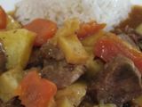 Carne en salsa de zanahorias, bacon y masss!!!