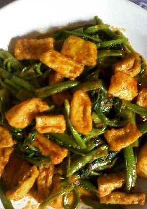 Foto resep Kangkung Tahu