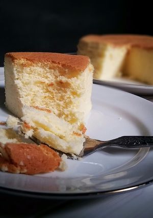 Foto resep Japanese Cotton Cheese Cake 3 bahan