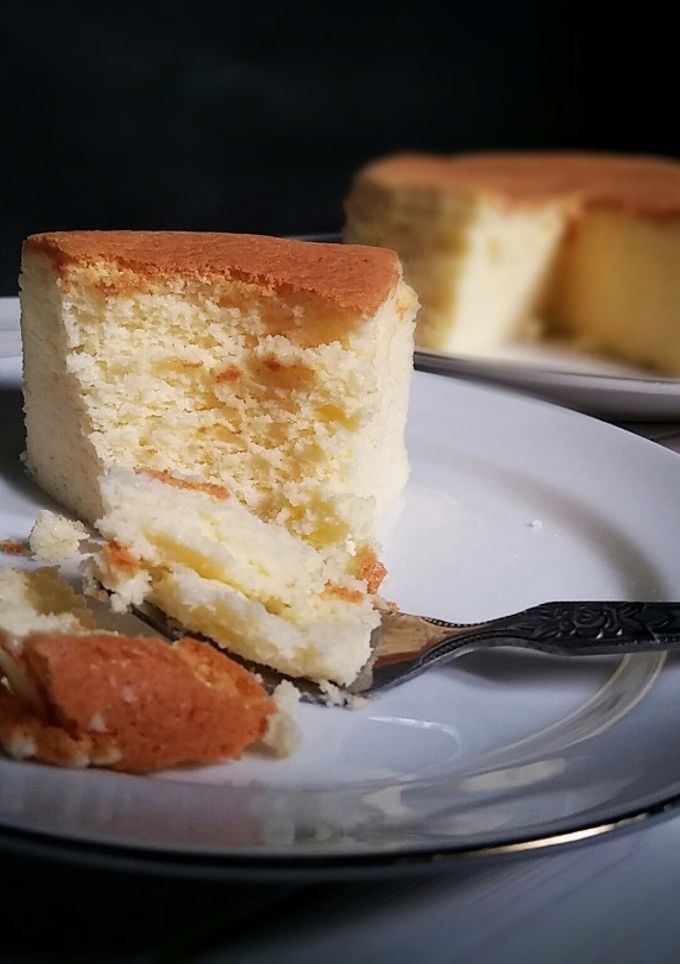 Foto resep Japanese Cotton Cheese Cake 3 bahan