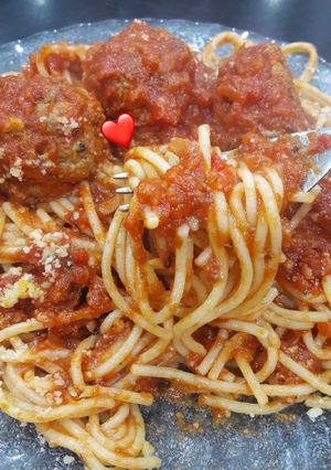 Una foto de Albóndigas a la italiana en salsa