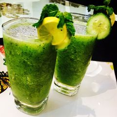 A picture of Cucumber cooler minty pineaple.