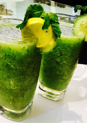 A picture of Cucumber cooler minty pineaple.