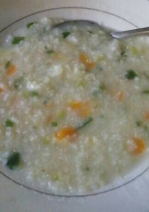 Foto resep Bubur simple untuk pemula