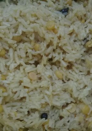 A picture of Chana dal khichry.