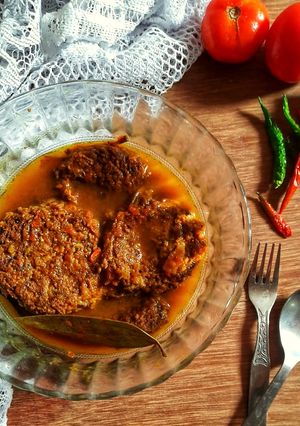 A picture of Mochar Kofta curry.