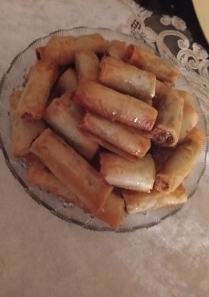 صورة لوصفة اصابع الجلاش بالمكسرات