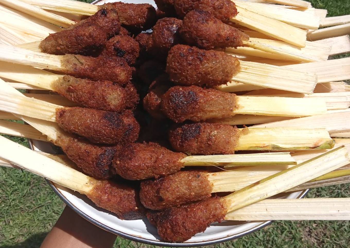 Sate ayam khas Bali no ribet