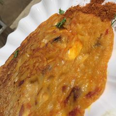 A picture of Wainar fulawa(flour pancake).