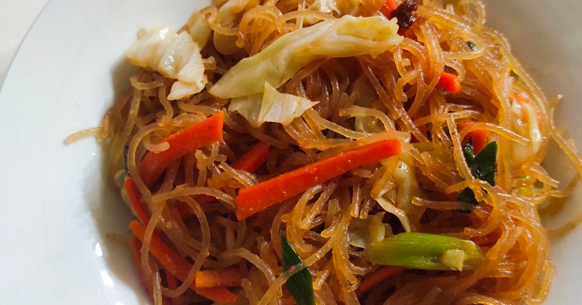 Bihun goreng vegetarian